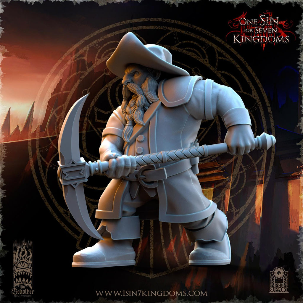 Dwarven Kingdoms Miners - in 12k- by TheBeholderMiniatures