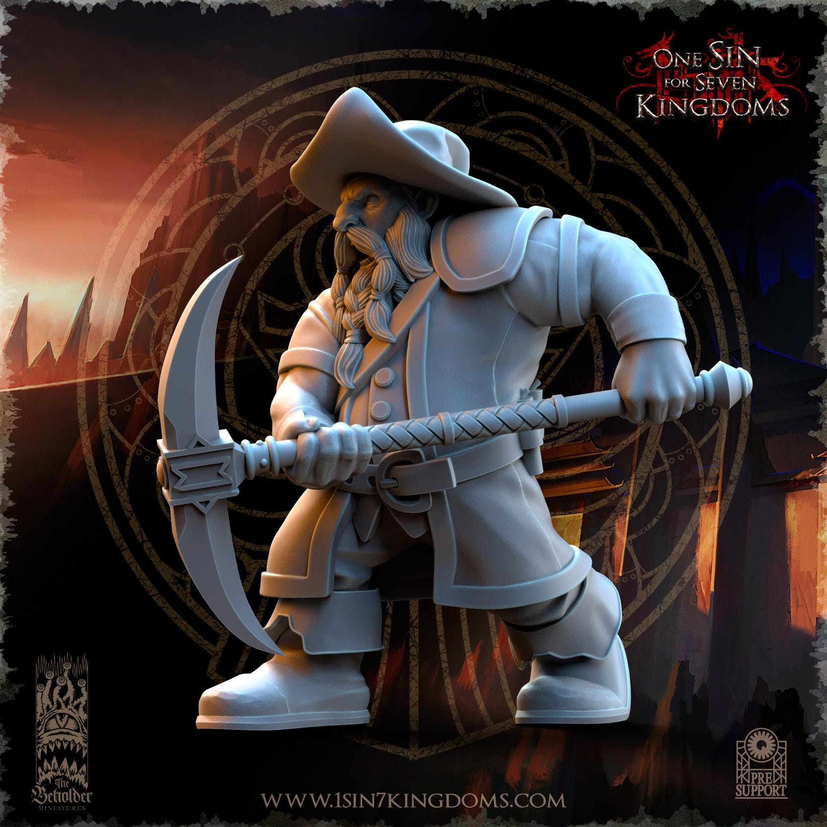 Dwarven Kingdoms Miners - in 12k- by TheBeholderMiniatures