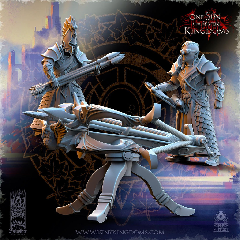 Silvermoor Elves Ballista - in 12k- by TheBeholderMiniatures