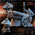 dwarven kingdom volcano battery - in 12k by TheBeholderMiniatures