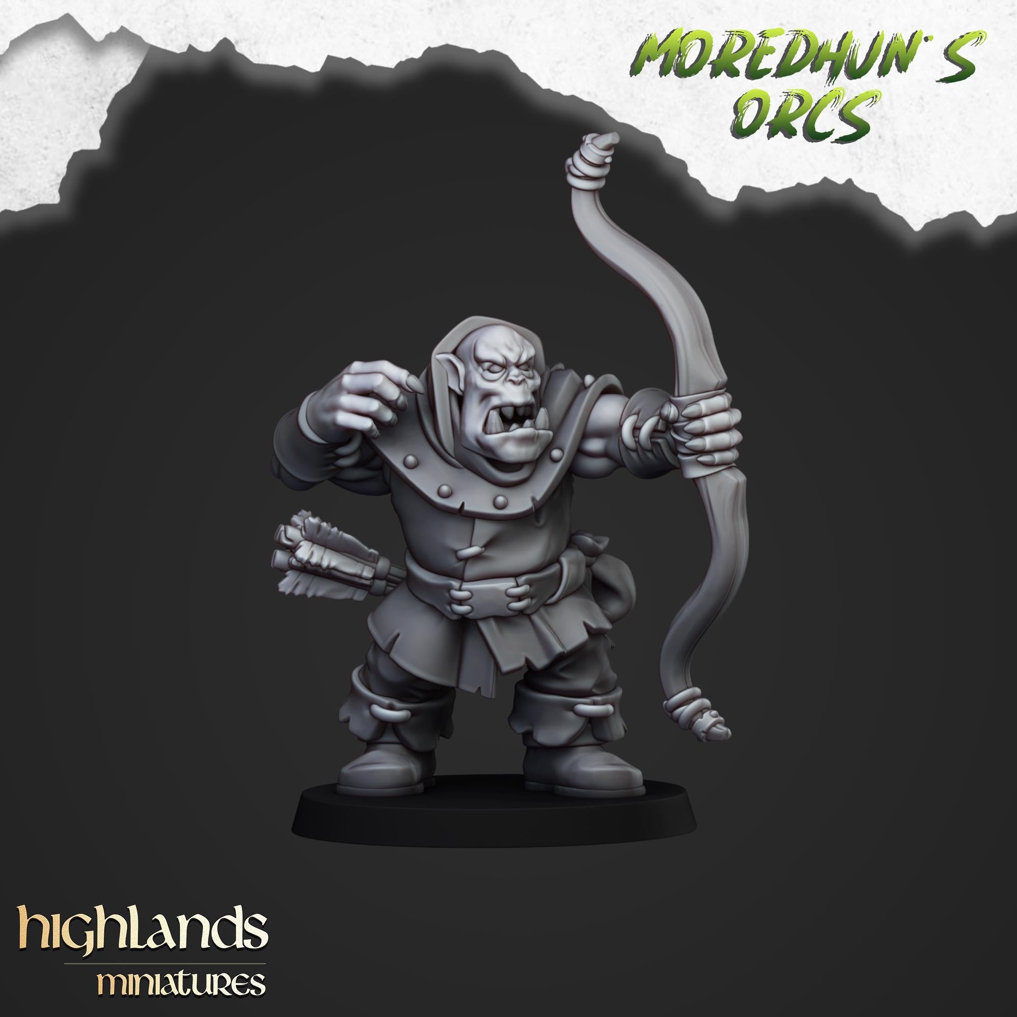 Orc Archers  - in 12k- by Highlands Miniatures