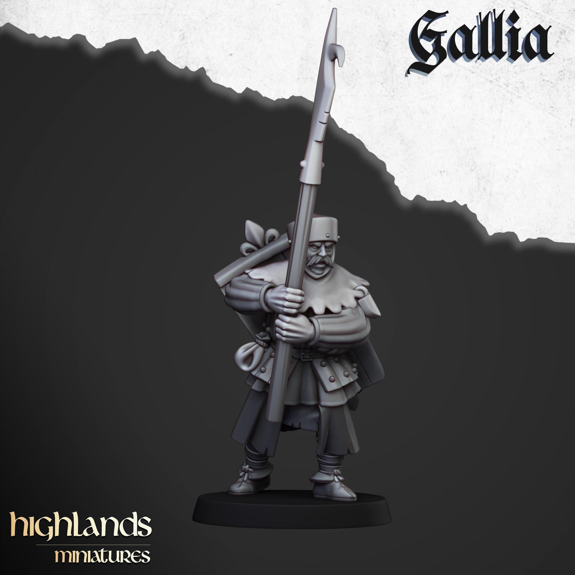 Gallia Men at Arms - in 12k- by Highlands Miniatures