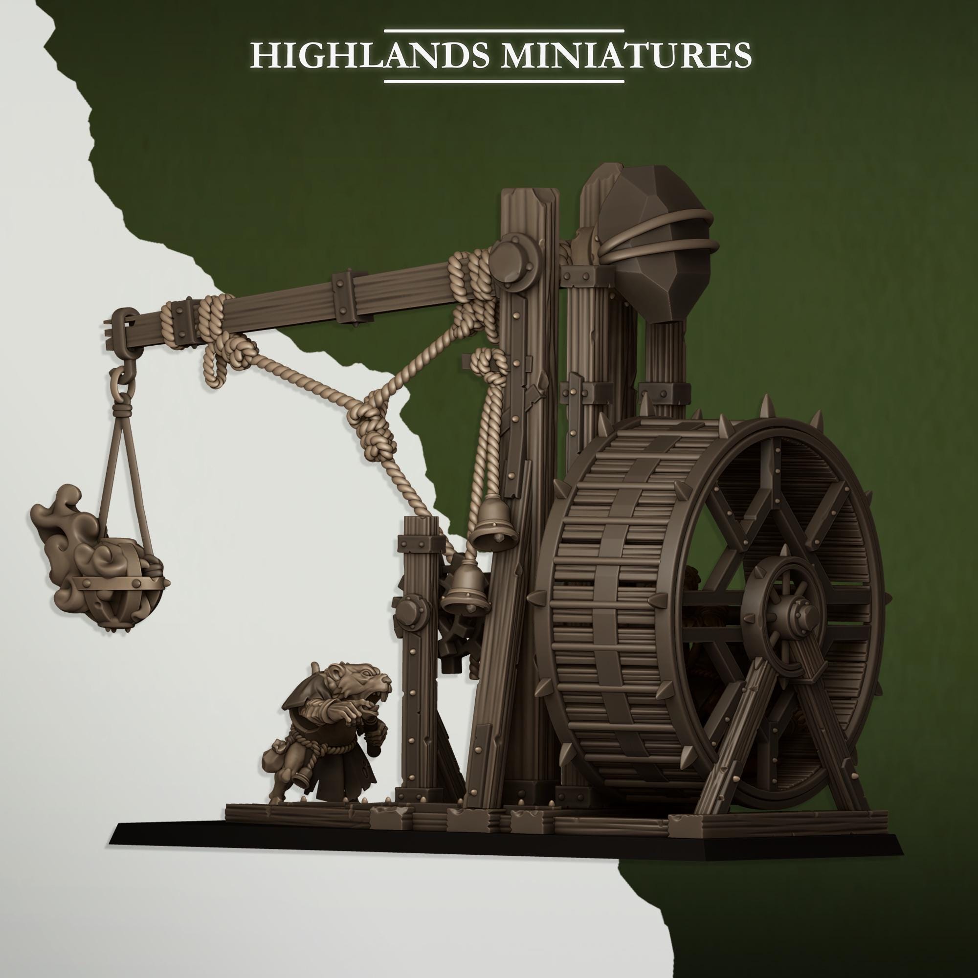 Vermin Censer Thrower - in 12k- by Highlands Miniatures