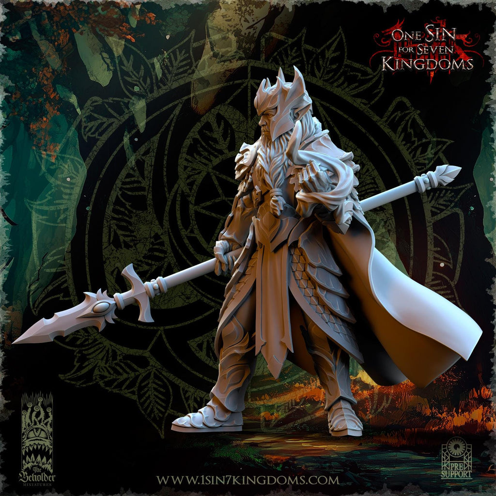 Thalenar, Evergreen King - in 12k by TheBeholderMiniatures