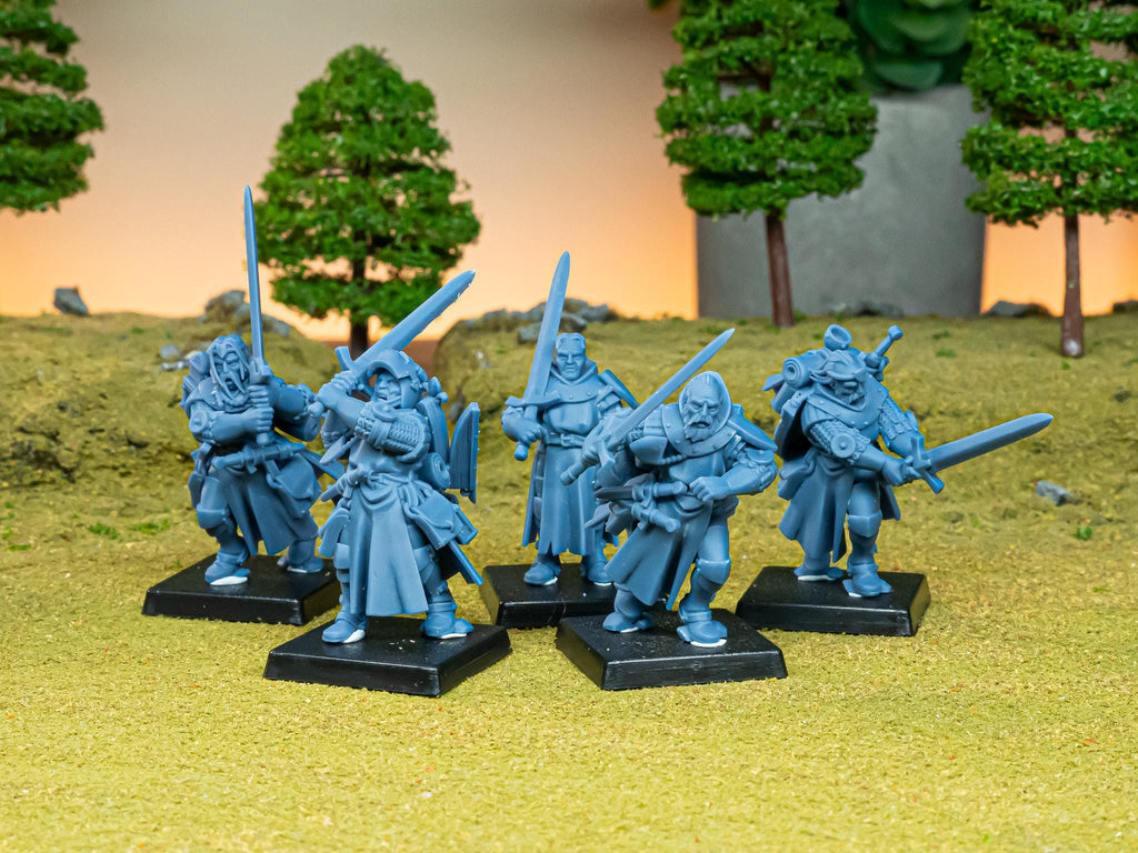 Dismounted Questing Knights - in 12k- by Highlands Miniatures