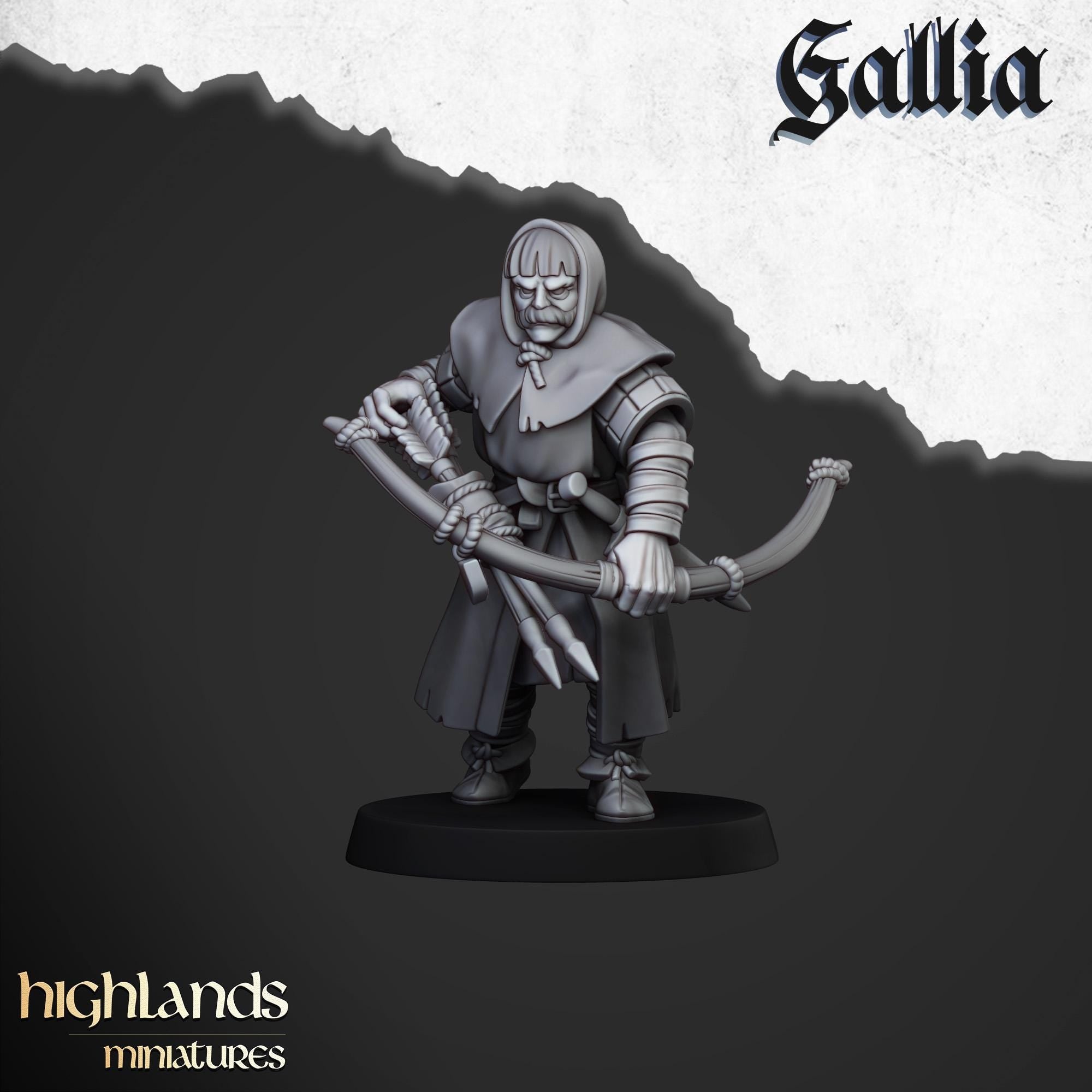 Gallia Archers - in 12k- by Highlands Miniatures