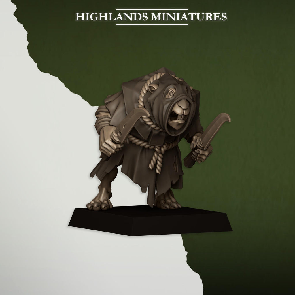 Vermin Acolytes - in 12k- by Highlands Miniatures