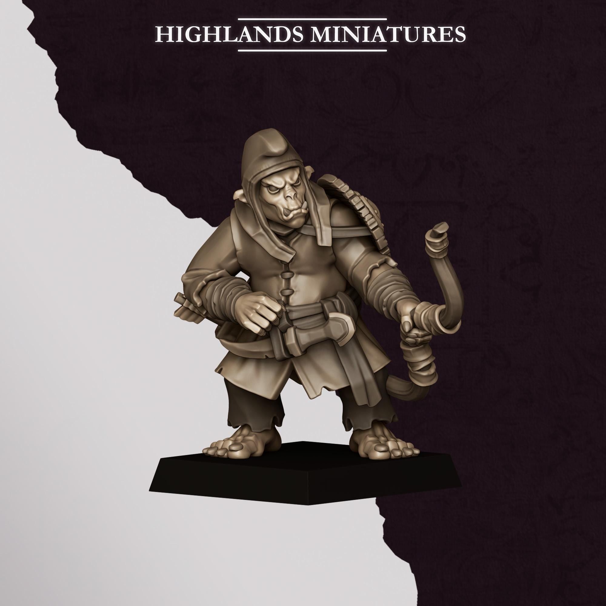 Hobgoblin Archers - in 12k by Highlands Miniatures