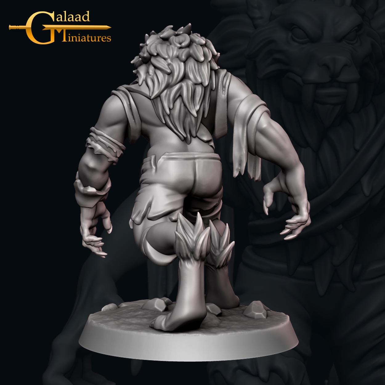 4 Model Pack - Werewolves - in 8k - by Galaad