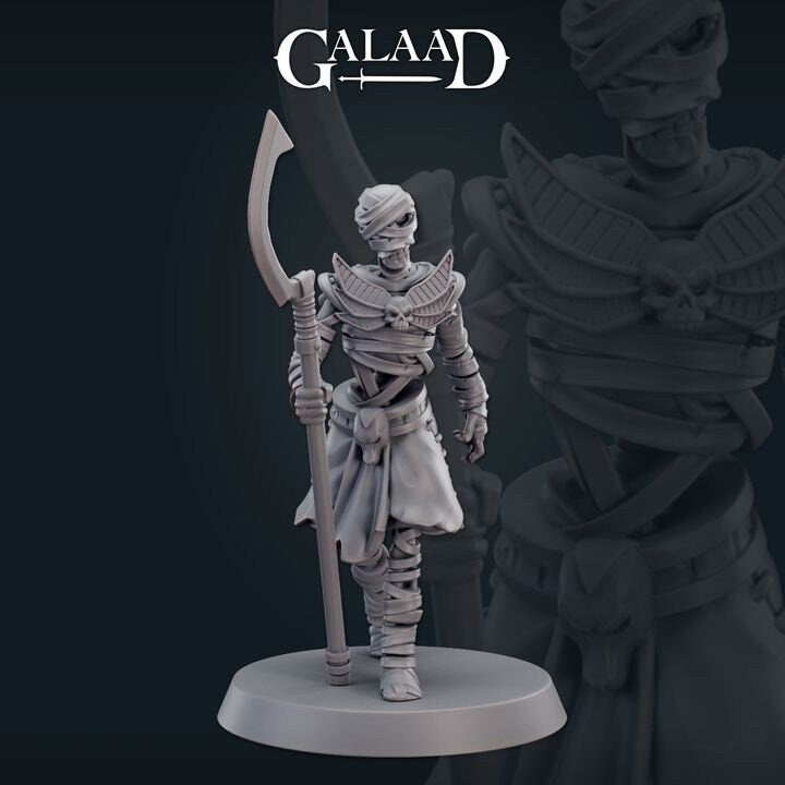 10 models - June Mummies and Egyptian fighters - Galaad - 8k