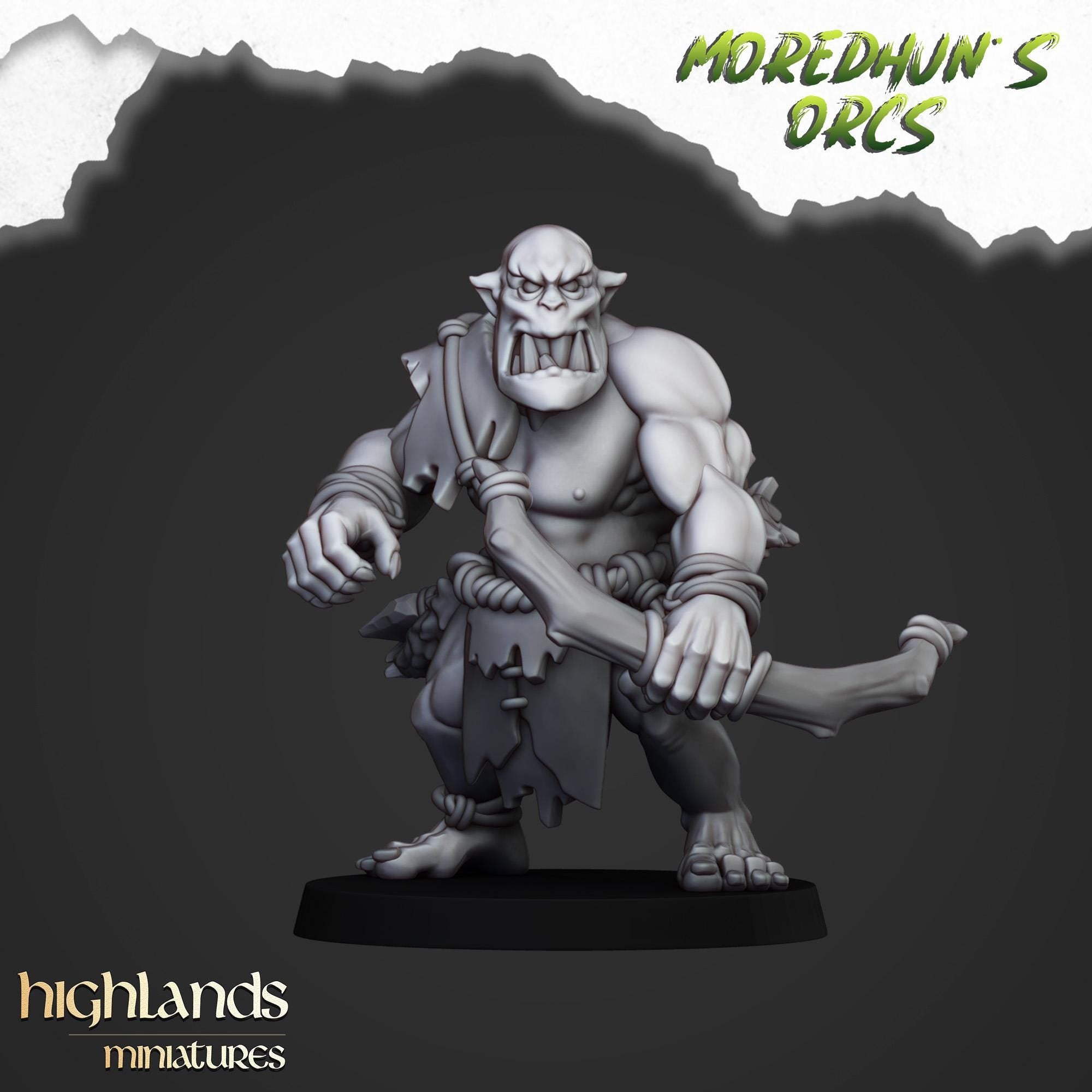 Cave Orcs  - in 12k- by Highlands Miniatures