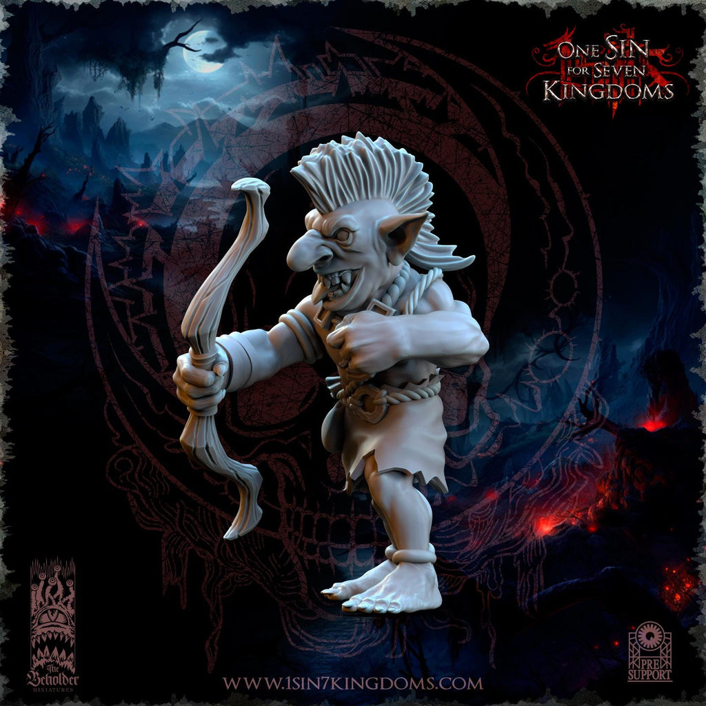 The Black Horde Goblins Jungle Warriors - 12k by TheBeholderMiniatures