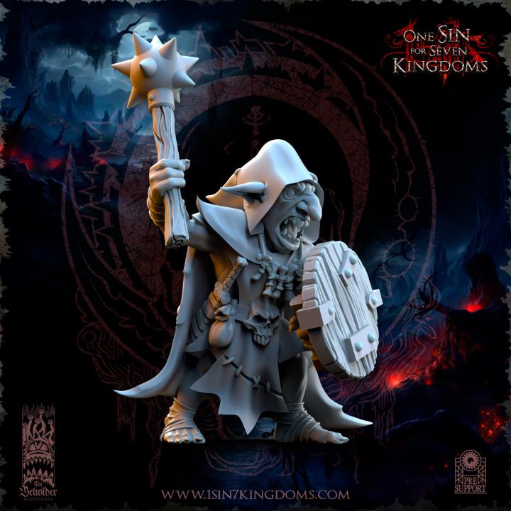 The Black Horde Goblins Warriors - 12k - By TheBeholderMiniatures