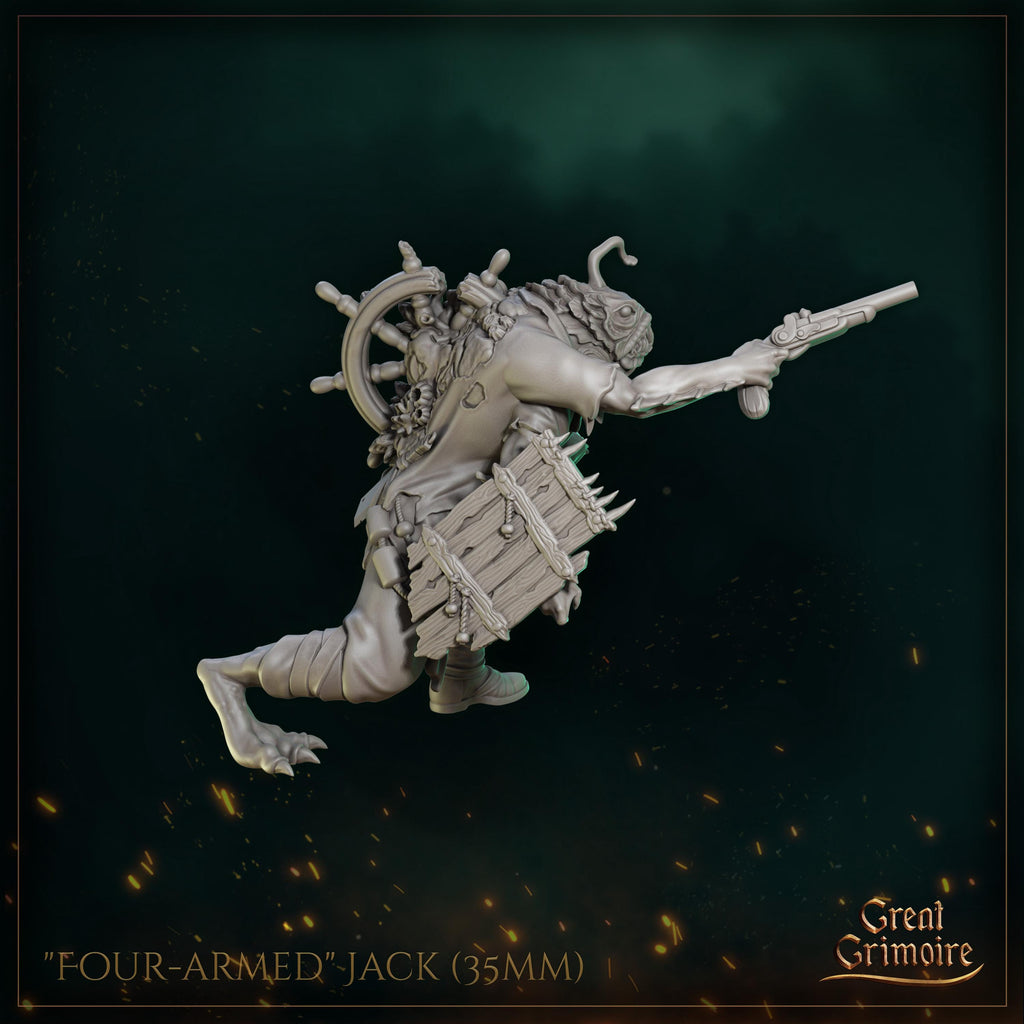 Four-armed Jack - in 12k - by Great Grimoire