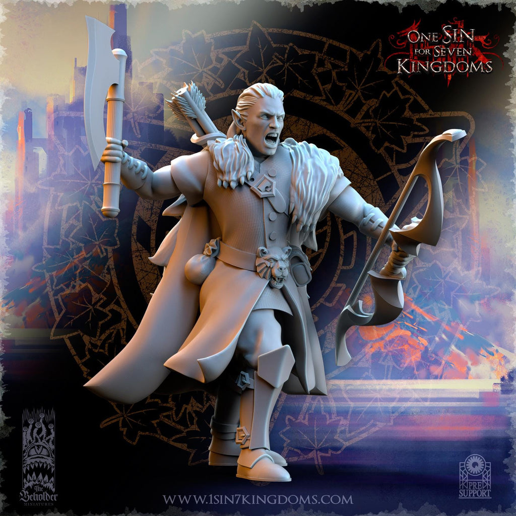 Silvermoor Elves Woodmen - in 12k- by TheBeholderMiniatures
