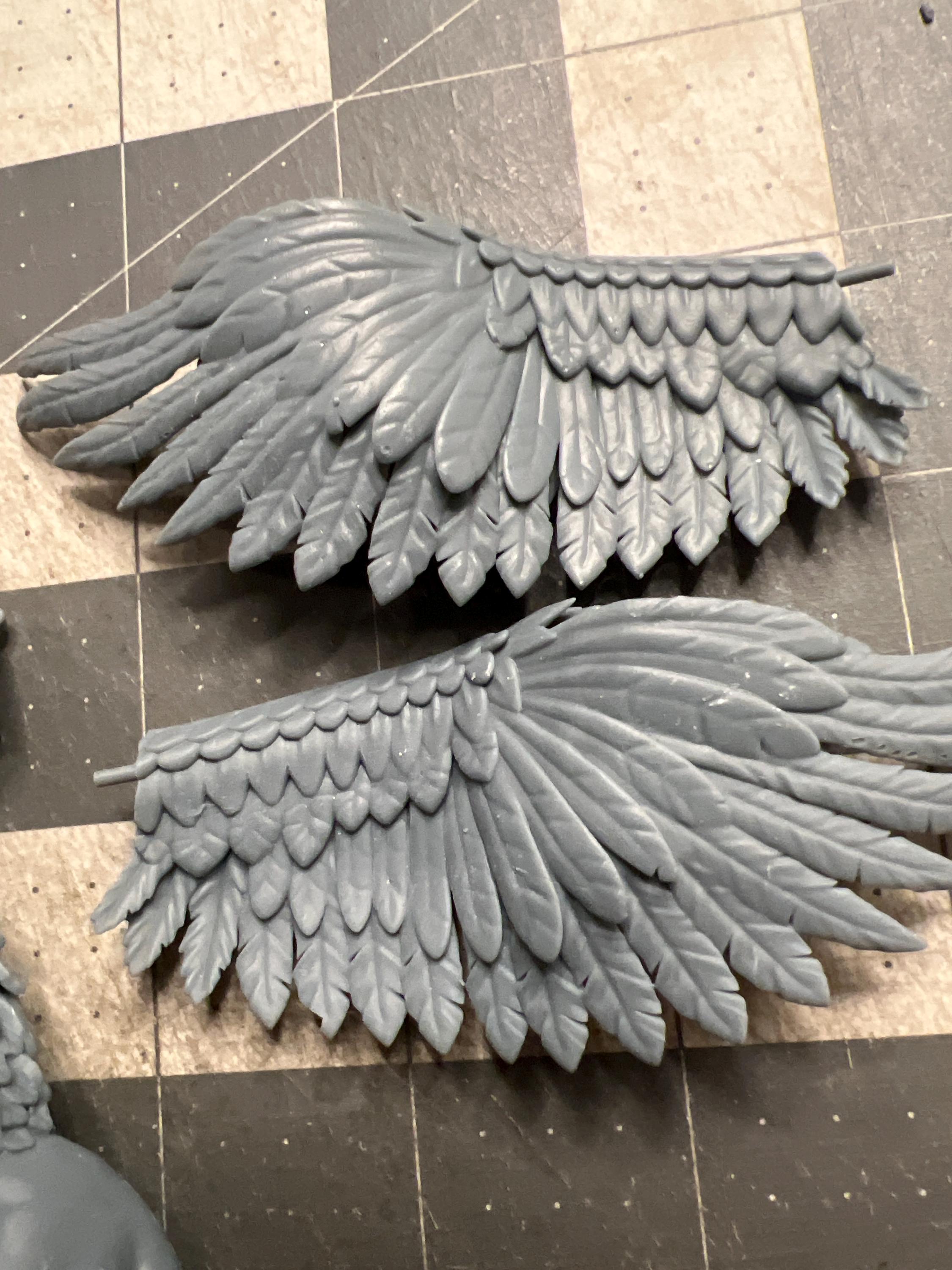 Sunland Emperor on Griffon - in 12k- by Highlands Miniatures