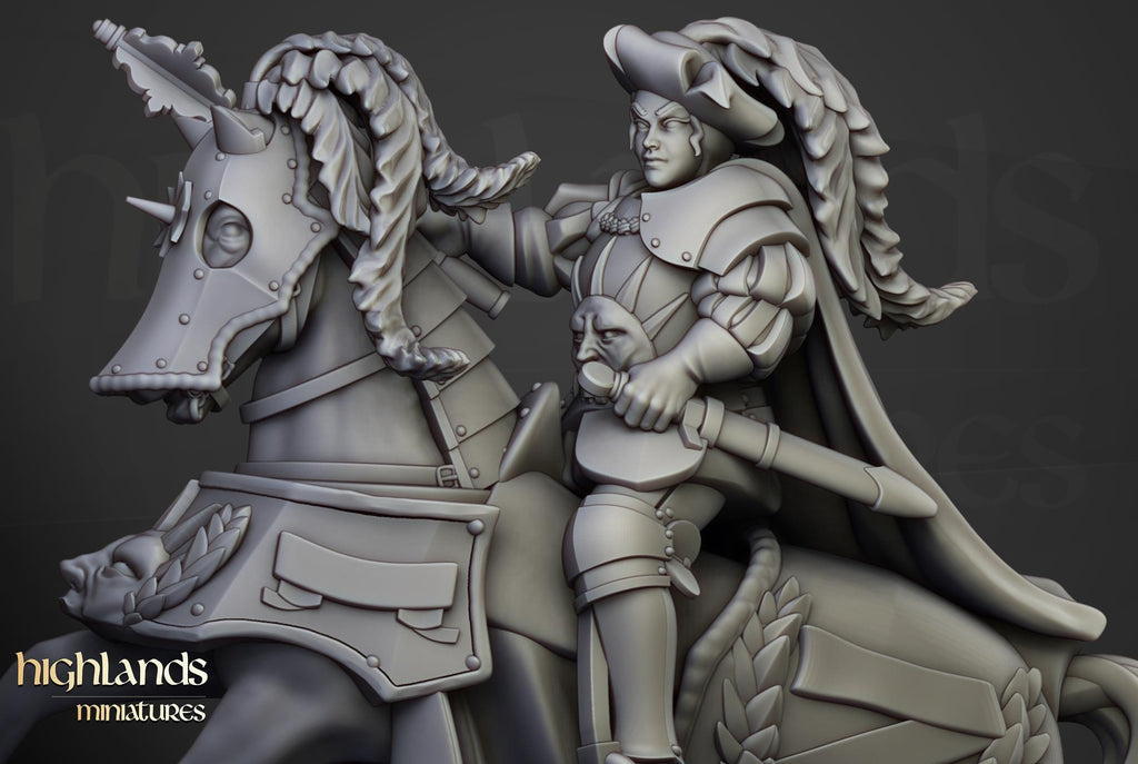 Baroness of Lunneburg  - in 12k- by Highlands Miniatures