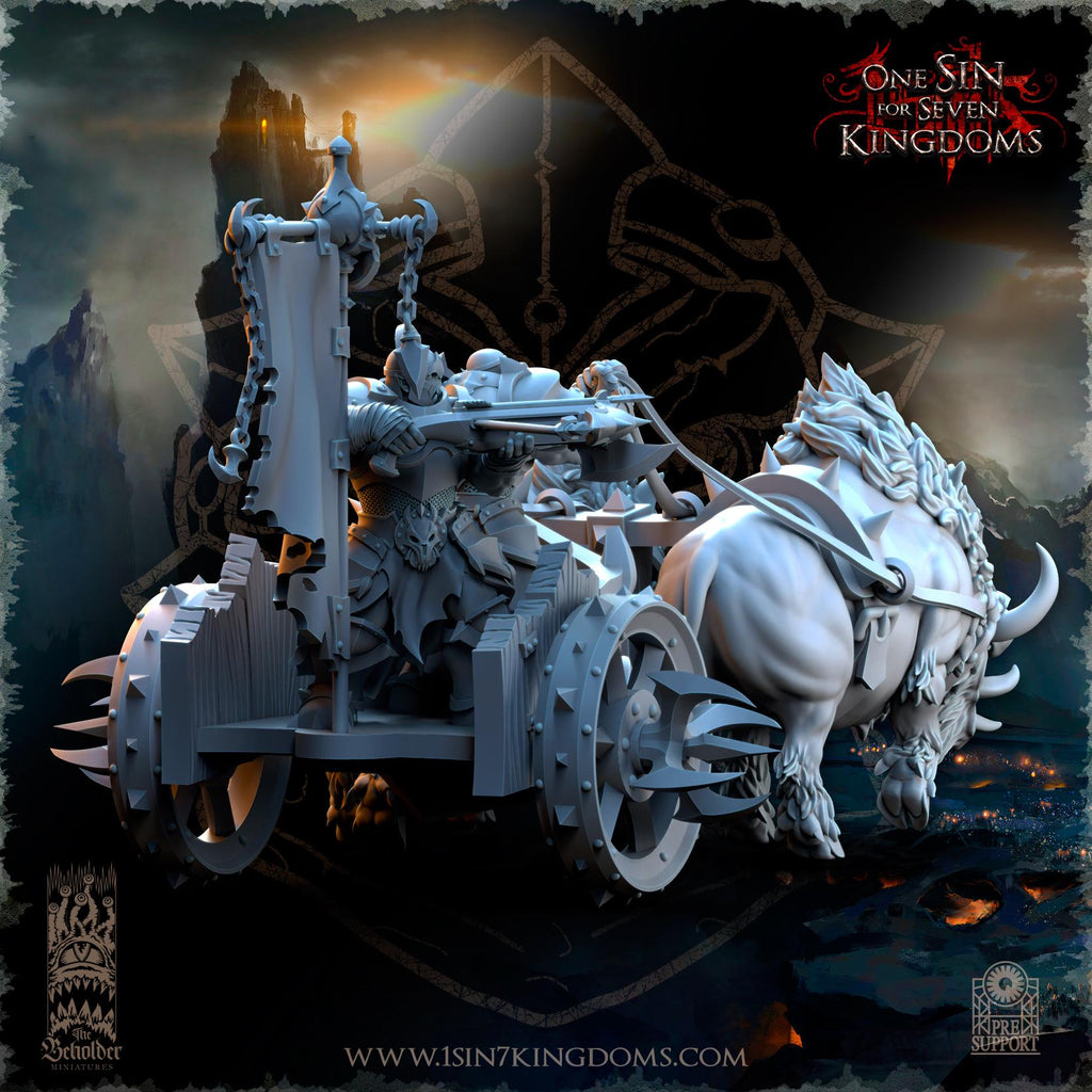 Nestah Orcs Beast Chariots  - in 12k- by TheBeholderMiniatures