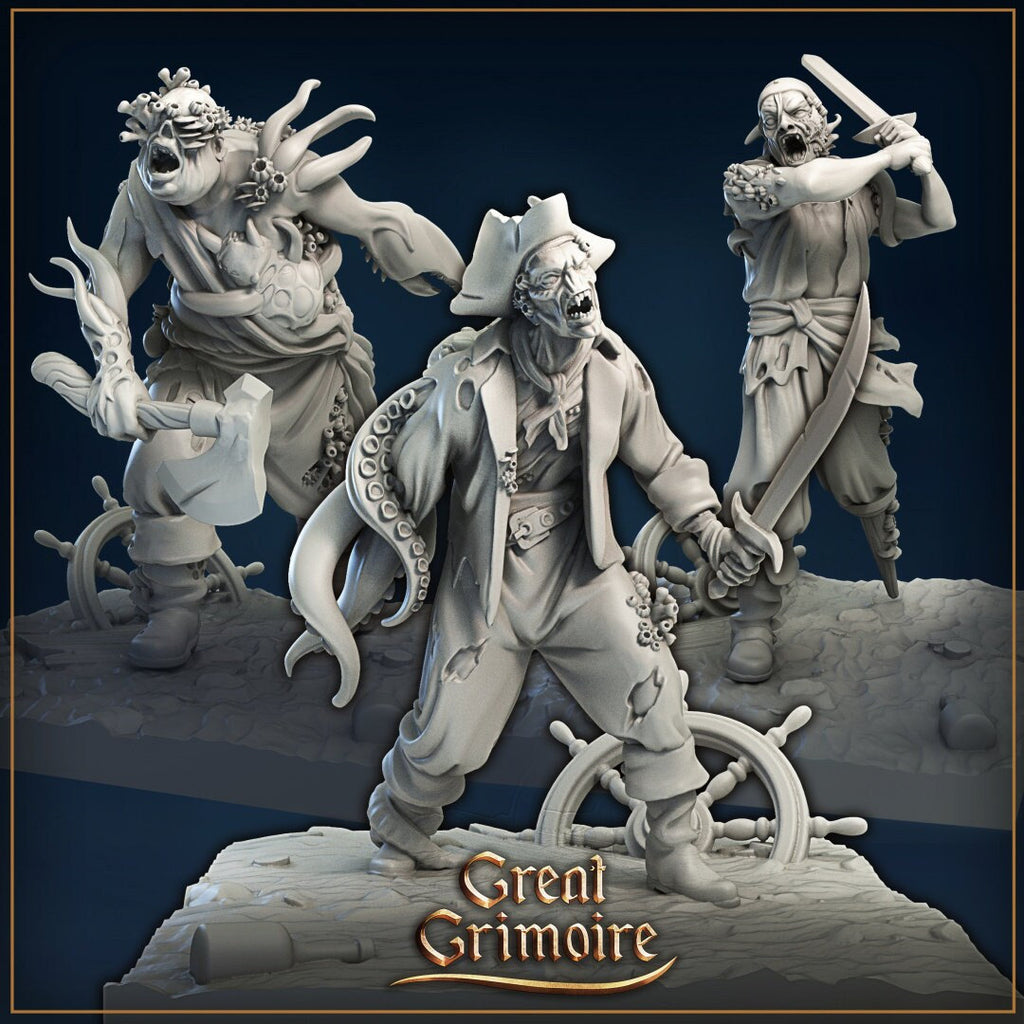 The Drowned 3 Model Pack - in 12k - by Great Grimoire