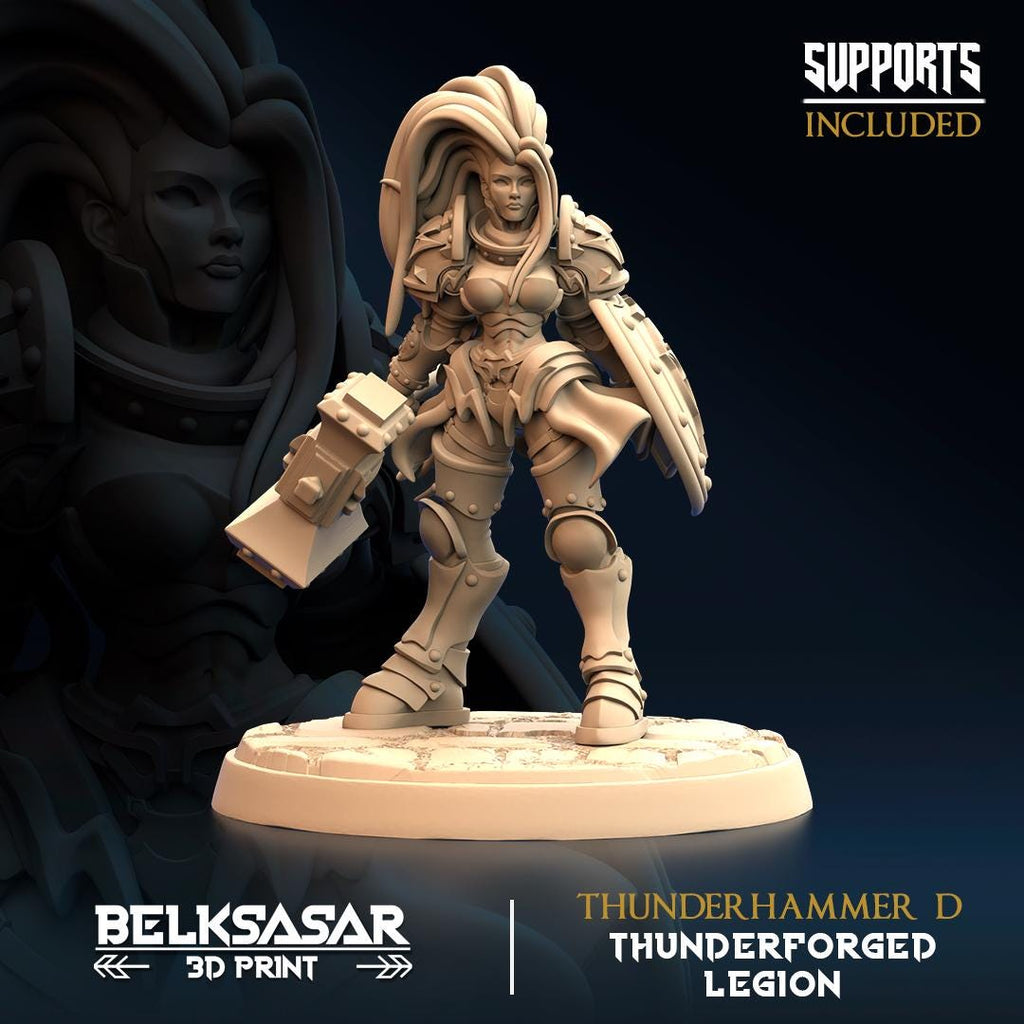 Thunderhammer girl set - 6 models - in 12k by Belksasar