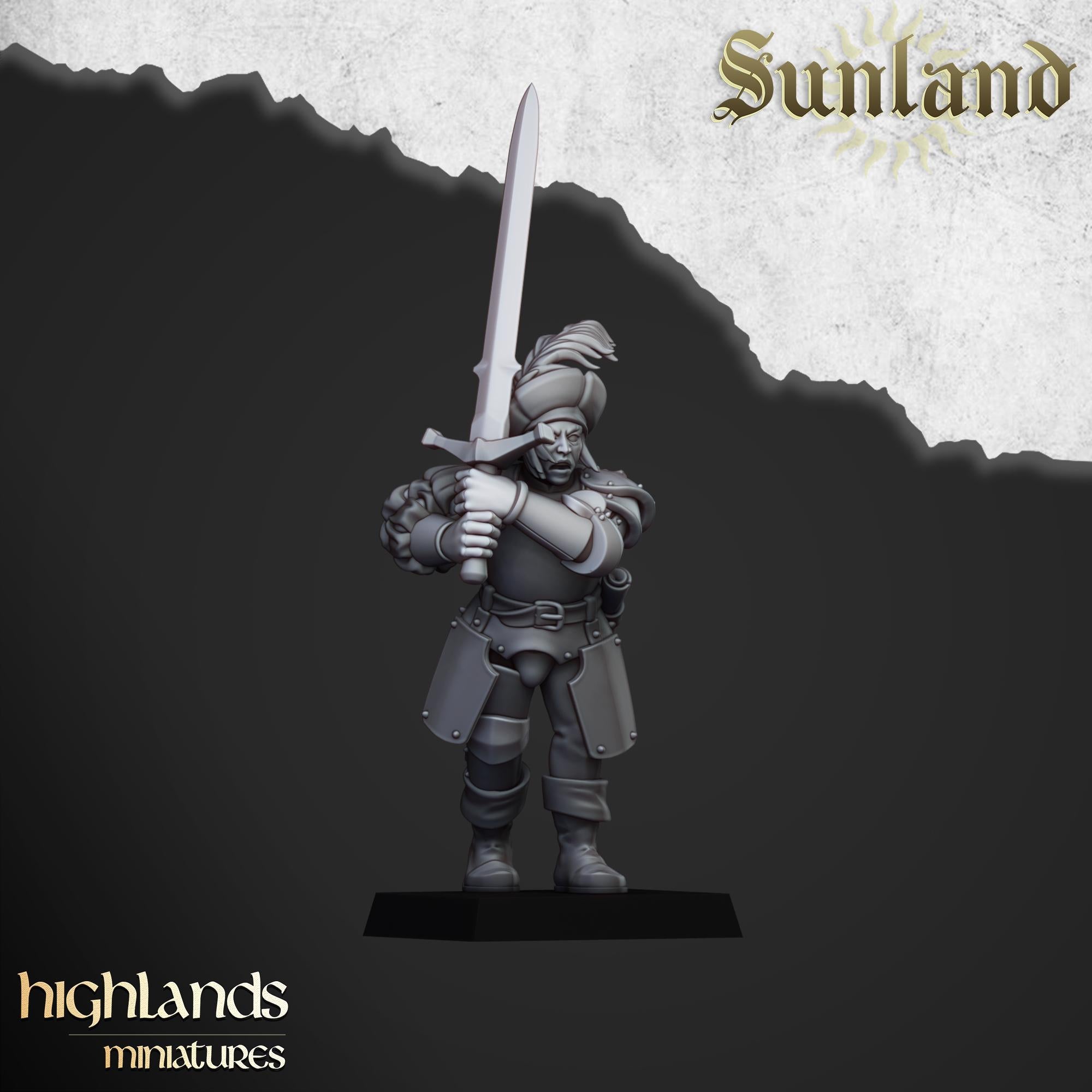 Sunland Landsknechts -  in 12k - by - Highlands Miniatures