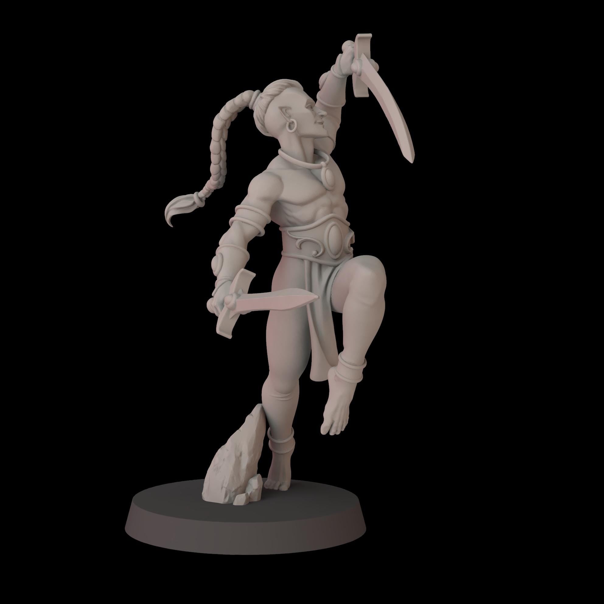 Acrobatic Elves Unit - 12k by fantasycultminiatures