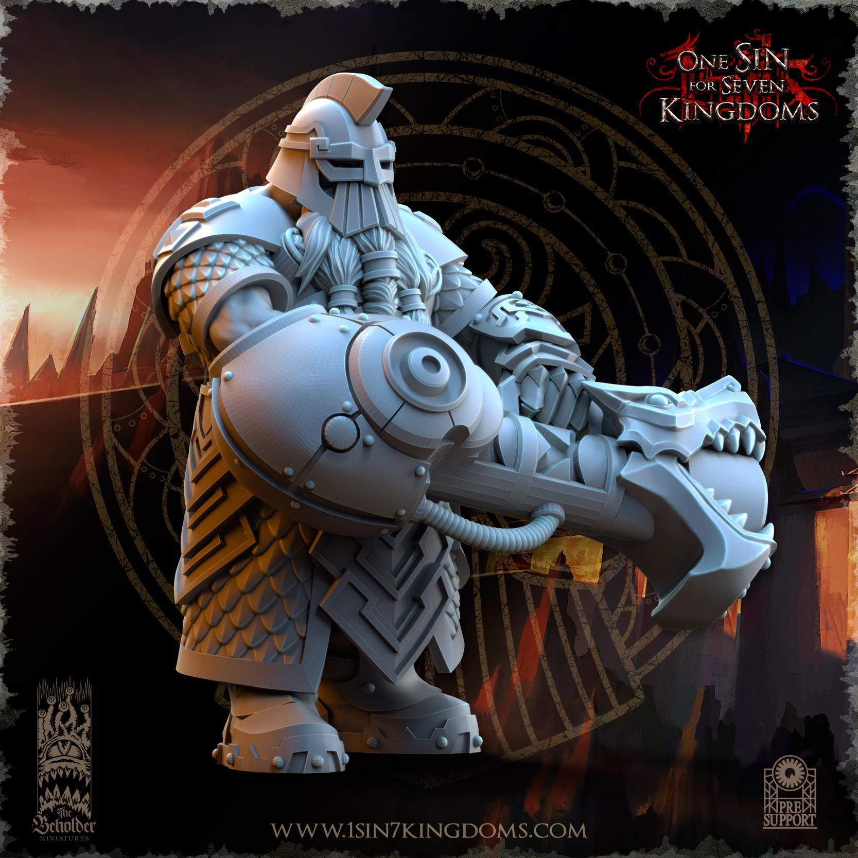Dwarven Kingdoms Snapdragons - 12k by TheBeholderMiniatures