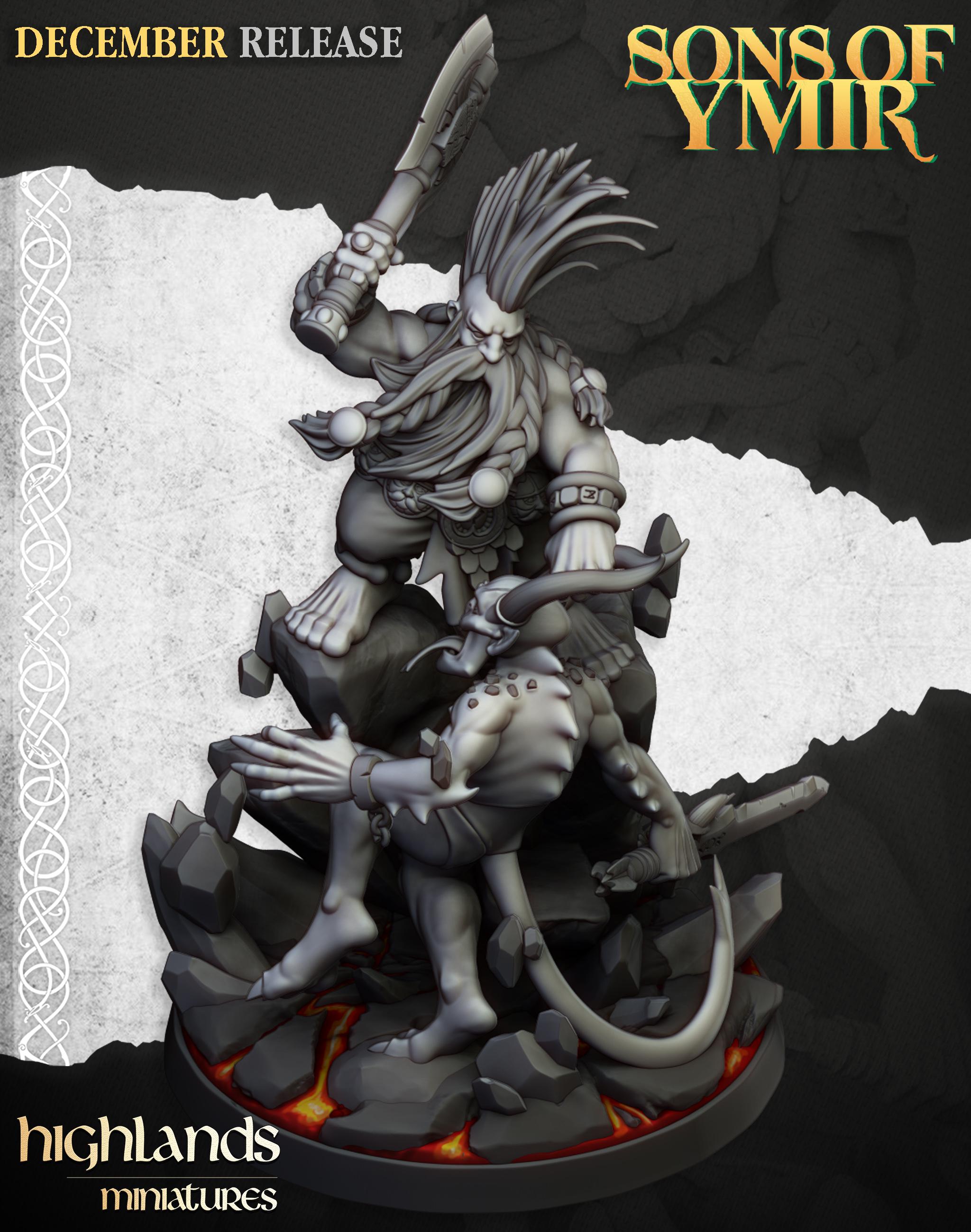 Dwarf Demonseeker  - in 12k- by Highlands Miniatures