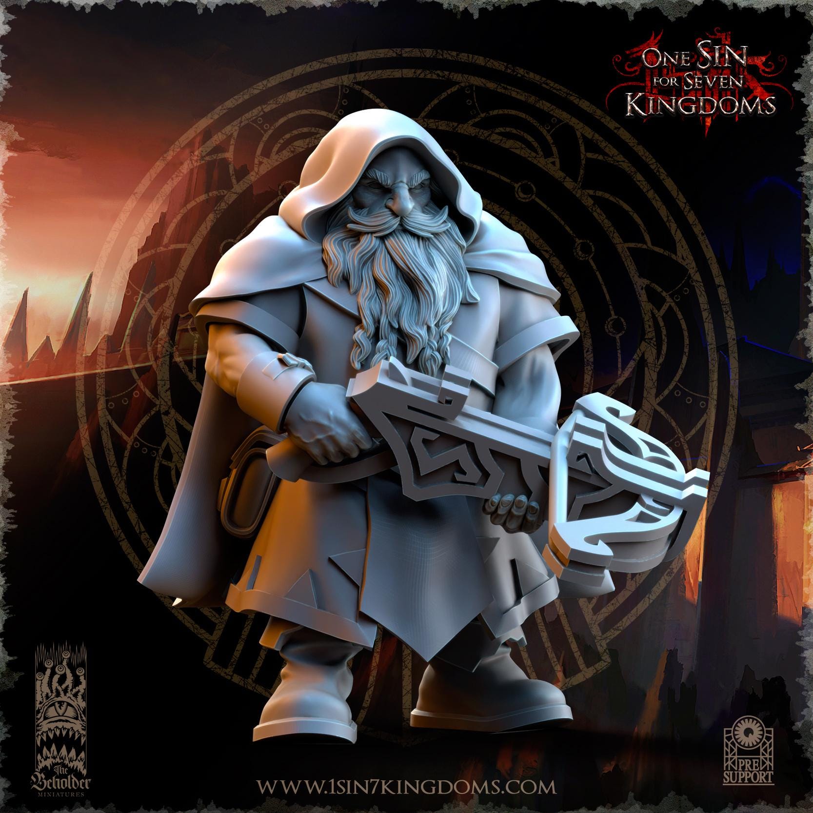 Dwarven kingdom sharpshooters - 12k by  TheBeholderMiniatures