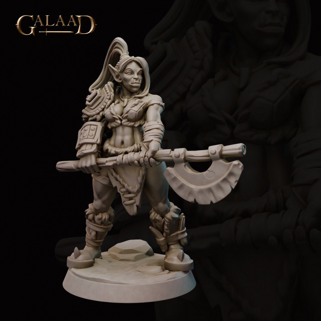 Female Orc 2 - in 8k - by Galaad