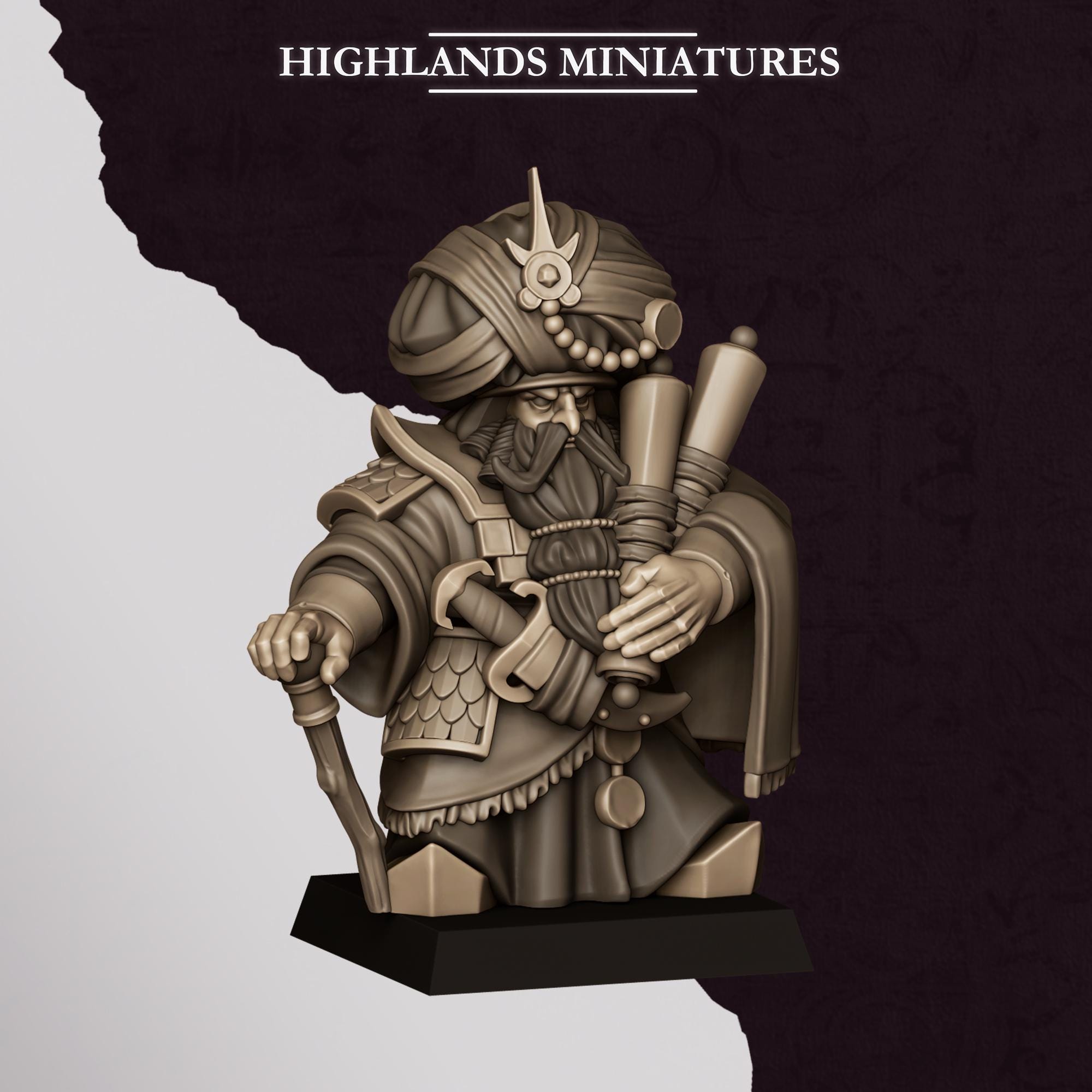 Marduk Sorcerer  - in 12k- by Highlands Miniatures