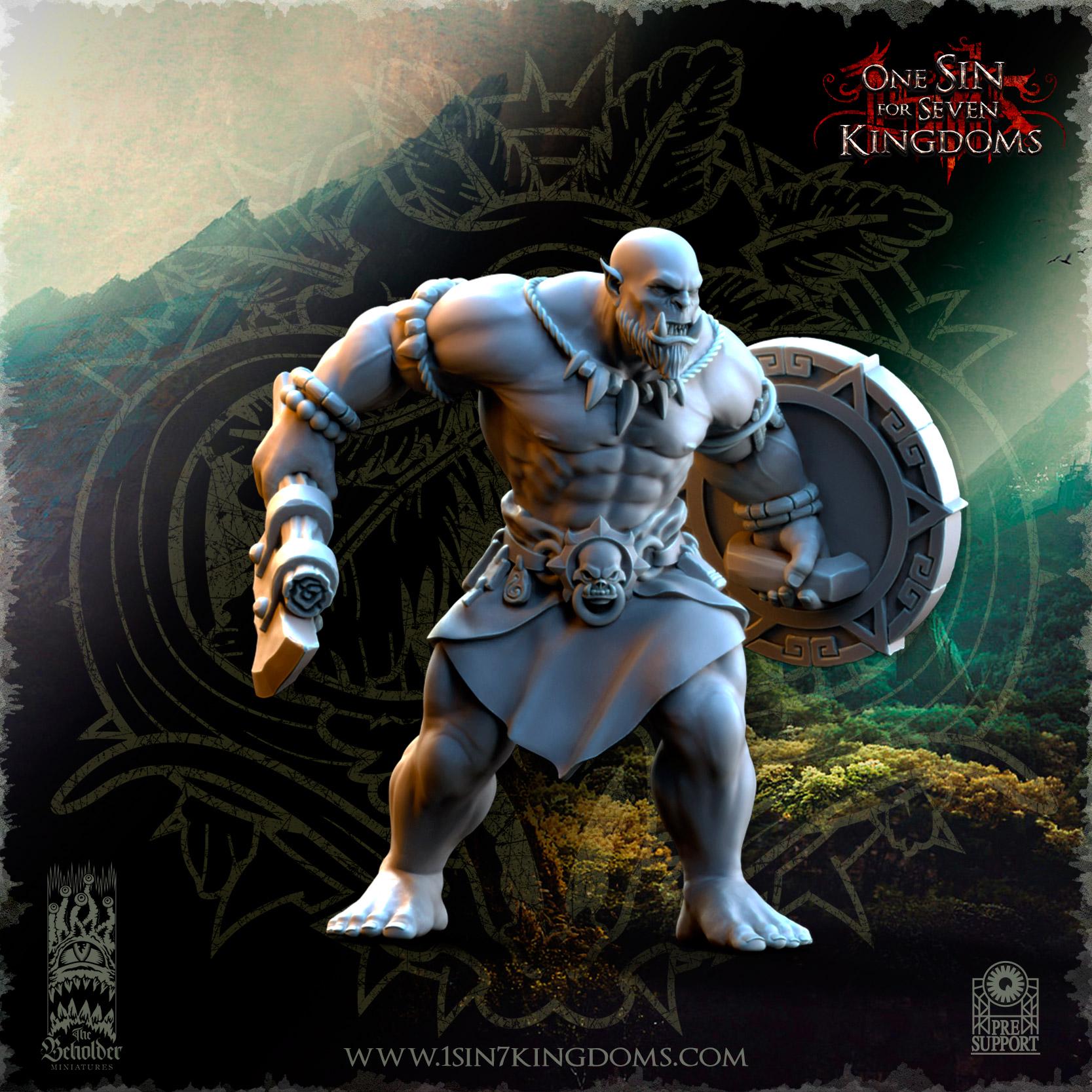Salanaar Orcs Warriors  - in 12k- by TheBeholderMiniatures
