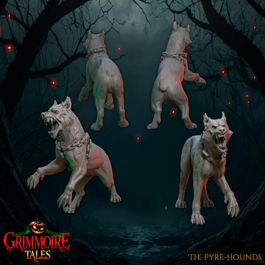 The Pyre-Hounds - in 12k - by Great Grimoire