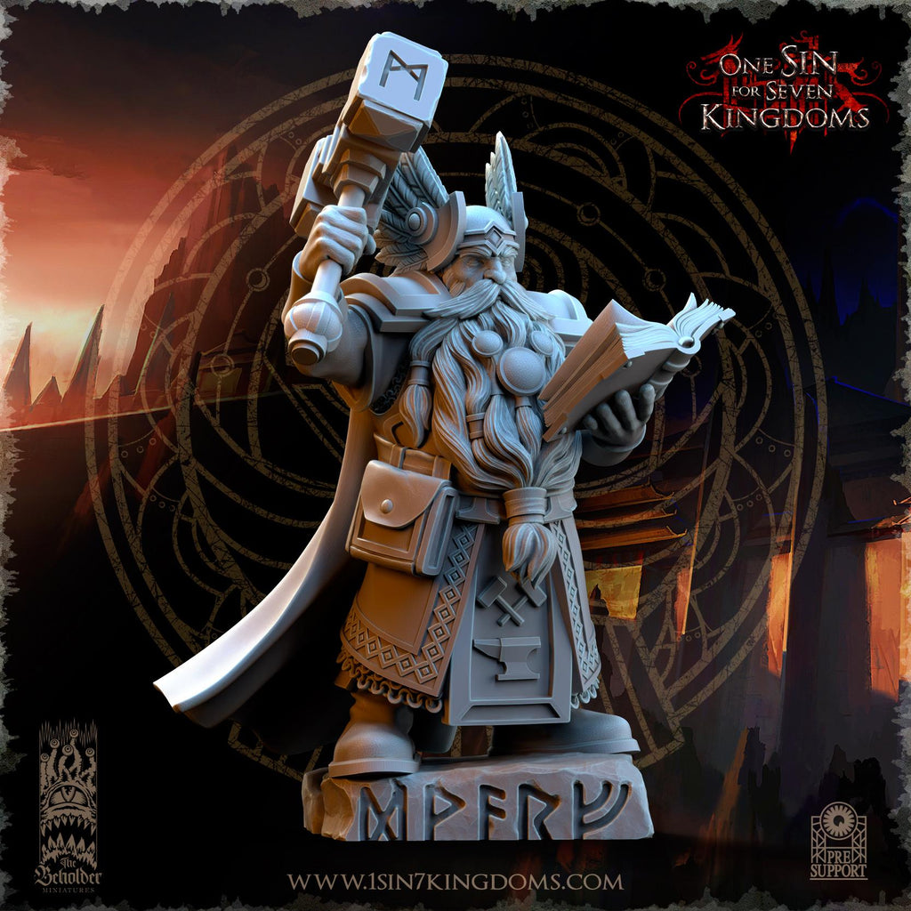 Kromnir, Rune Scryer - in 12k- by TheBeholderMiniatures