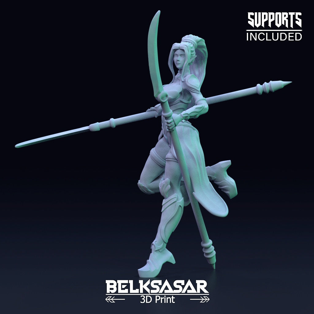 SFW and NSFW Elf Warrior - in 8k - Scale options by Belksasar