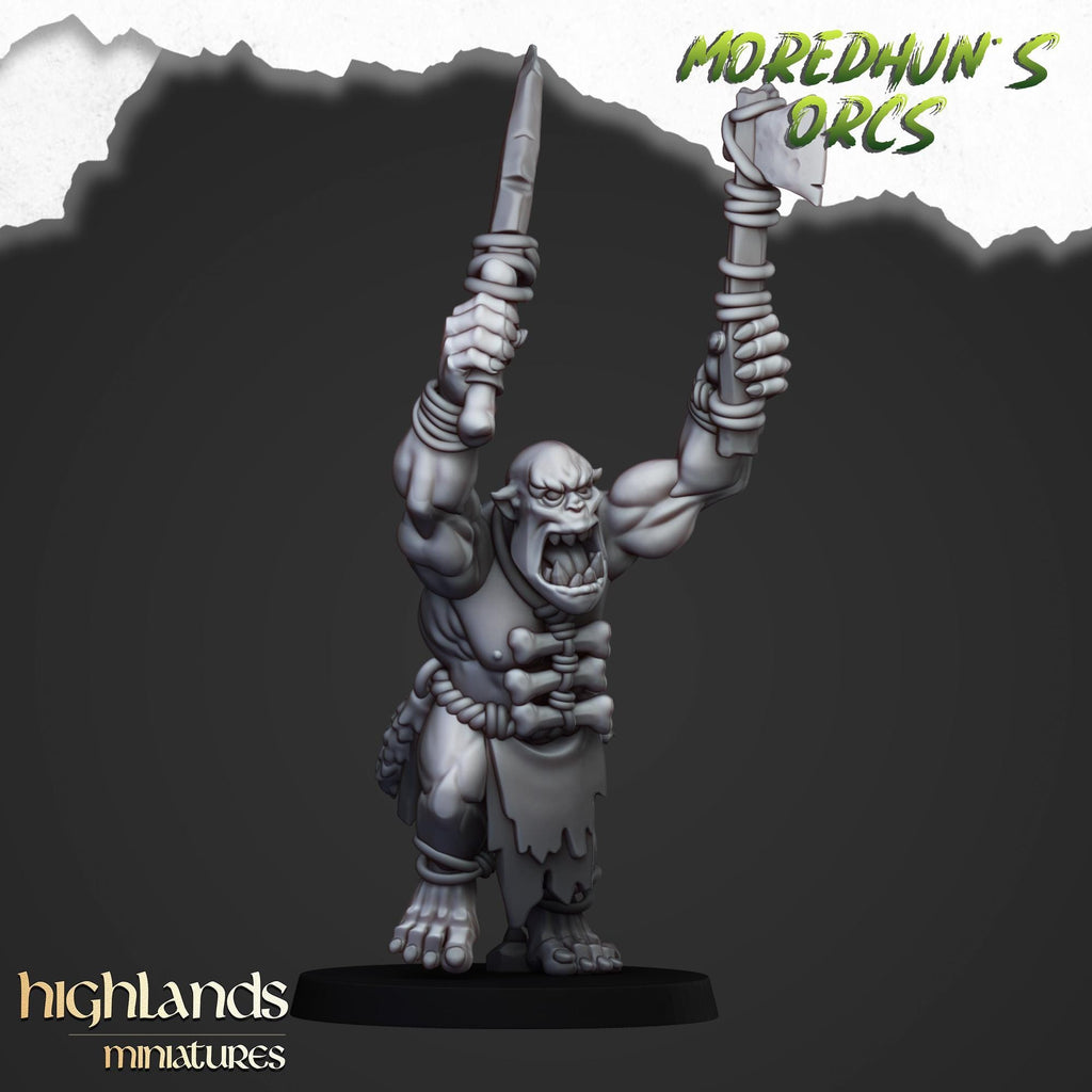 Cave Orcs  - in 12k- by Highlands Miniatures