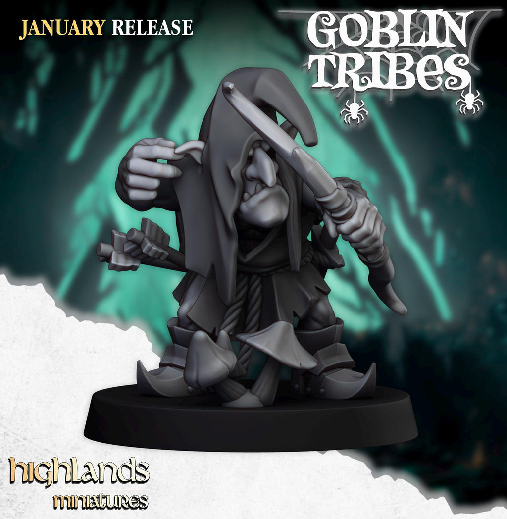 Swamp Goblin with Bows - in 12k- by Highlands Miniatures