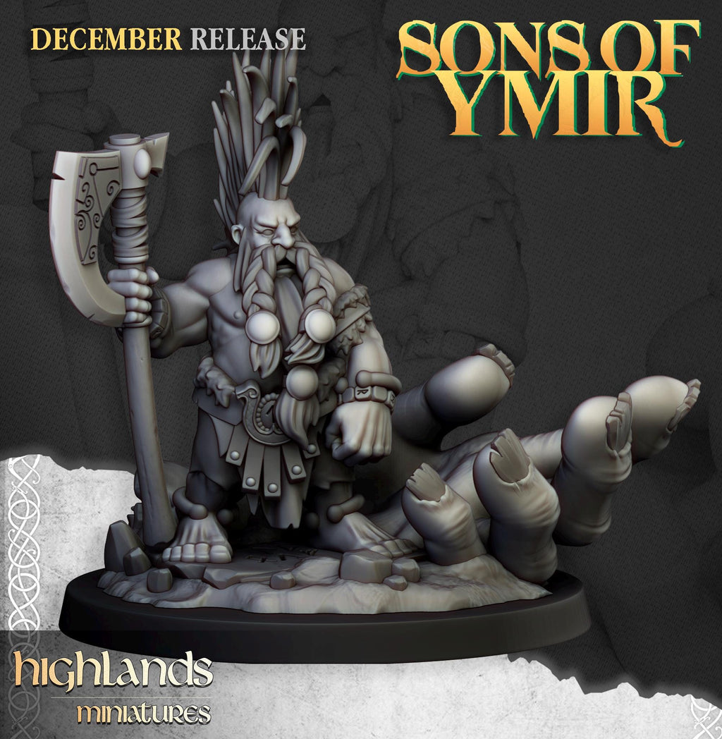 Dwarf Giantseeker  - in 12k- by Highlands Miniatures