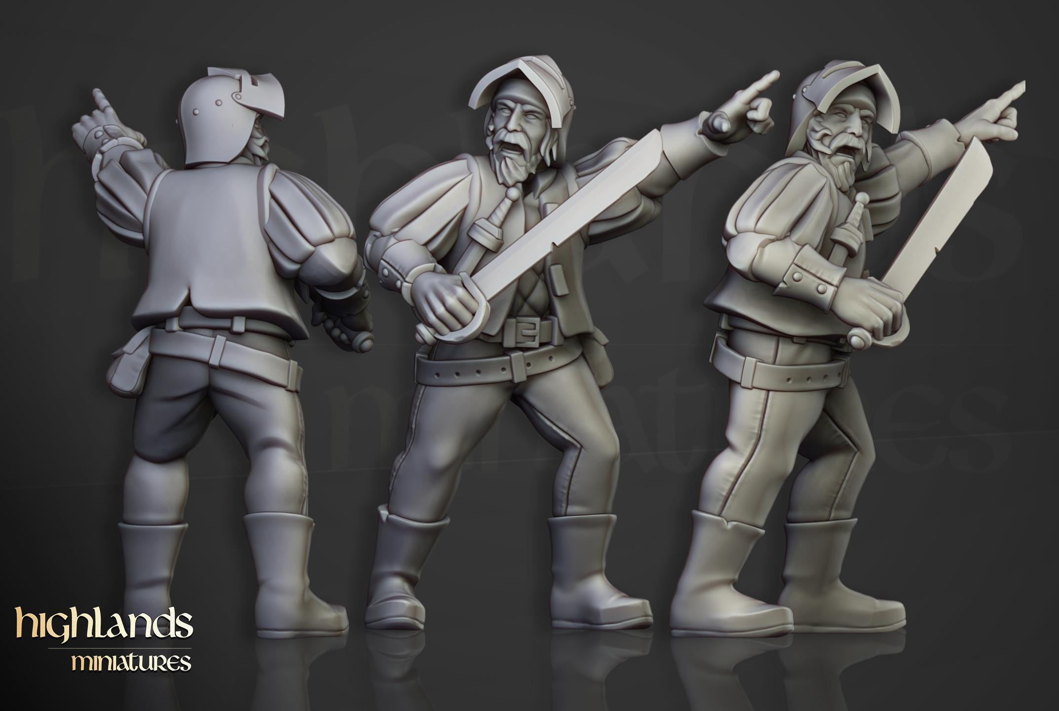 Sunland Militia - in 12k- by Highlands Miniatures