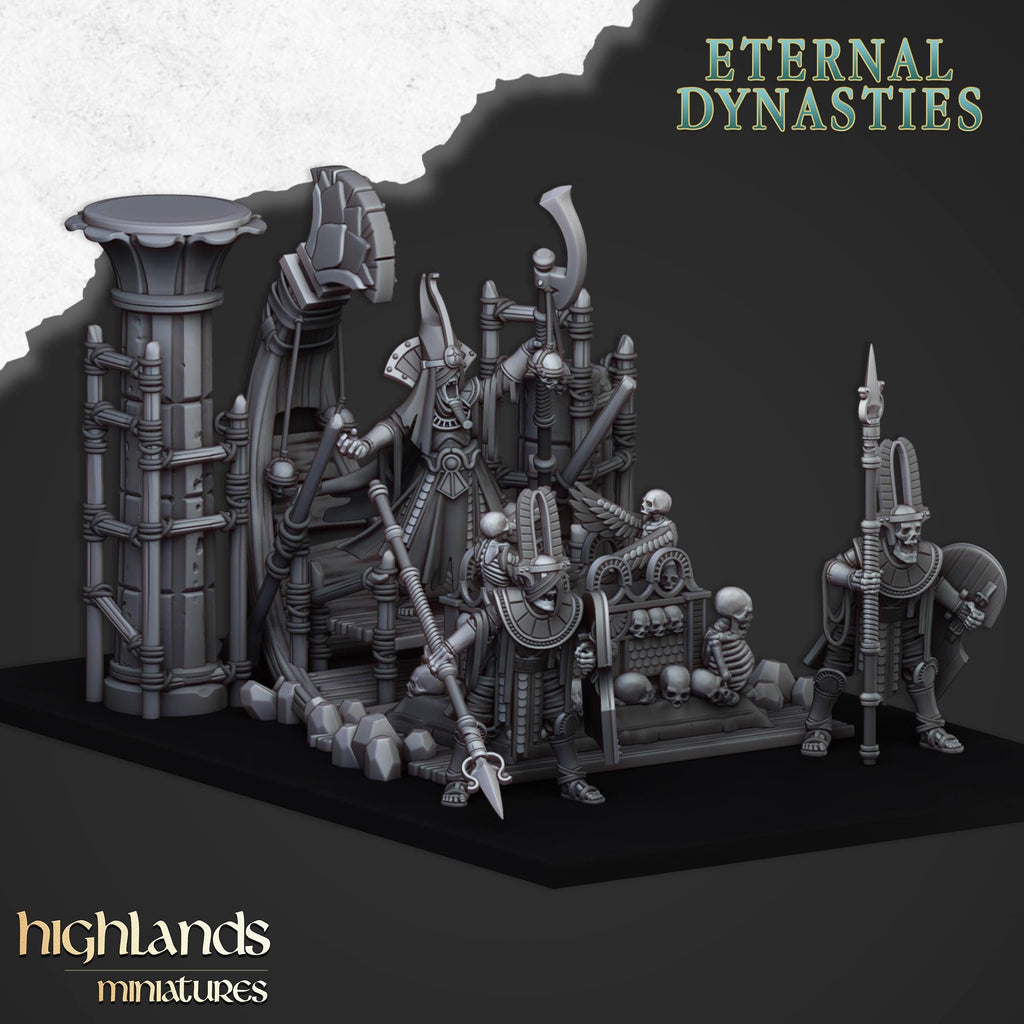 Pharaoh Funeral Ship - in 12k- by Highlands Miniatures