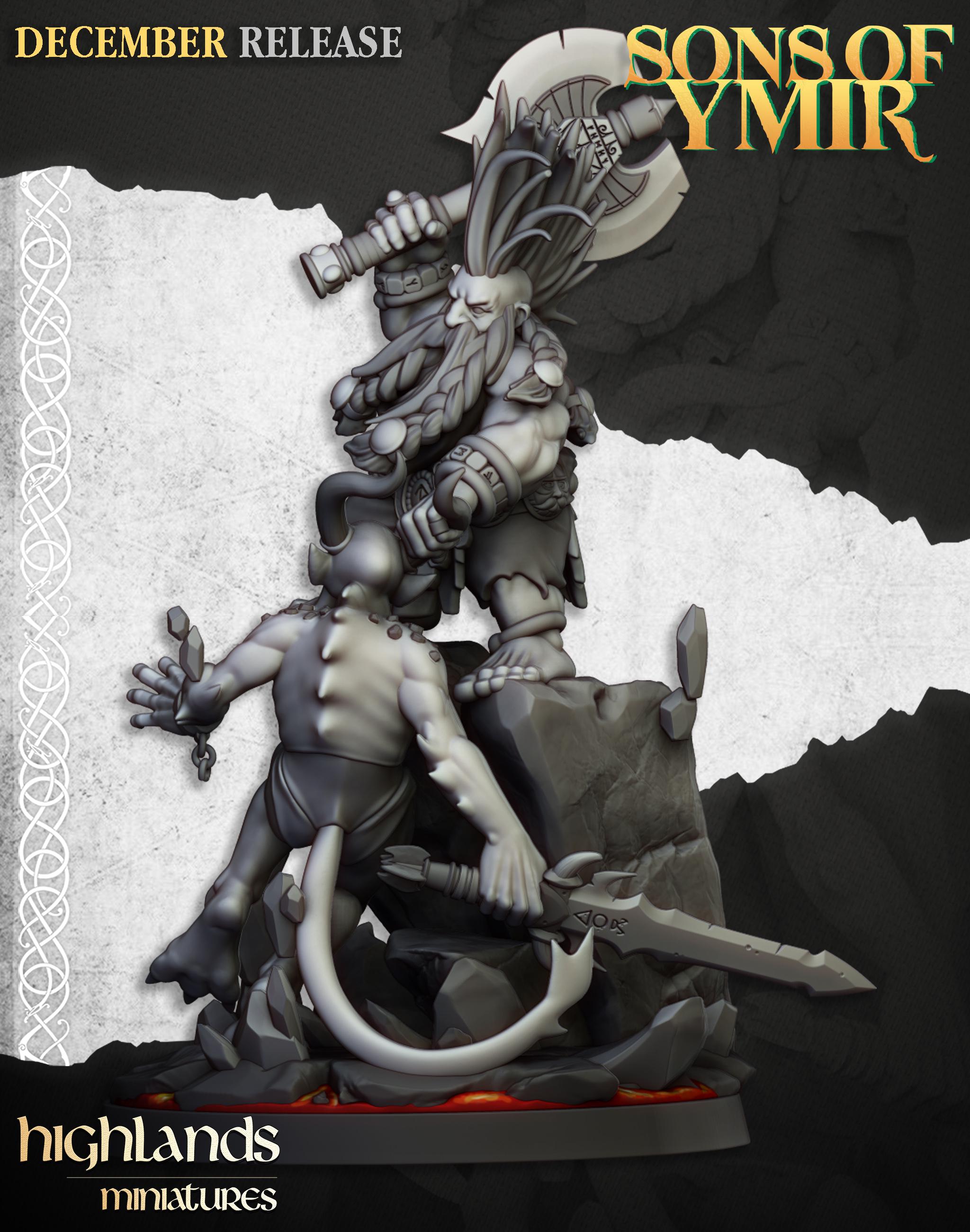 Dwarf Demonseeker  - in 12k- by Highlands Miniatures