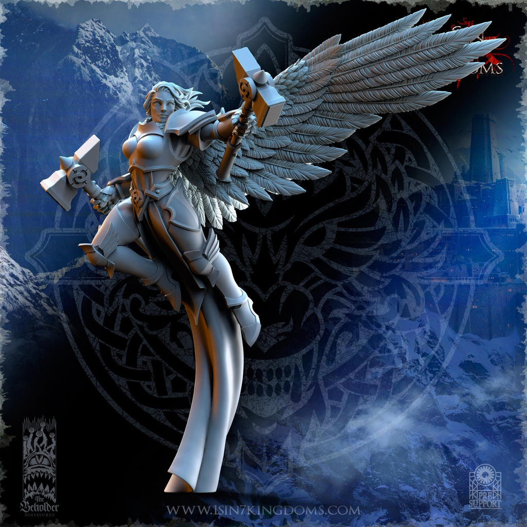 Stormwolves Valkyries Two Hammers - in 12k- by TheBeholderMiniatures