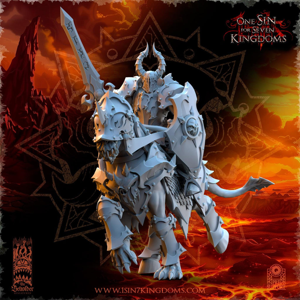 Realms of Mayhem The Ascended Knights - in 12k by TheBeholderMiniatures