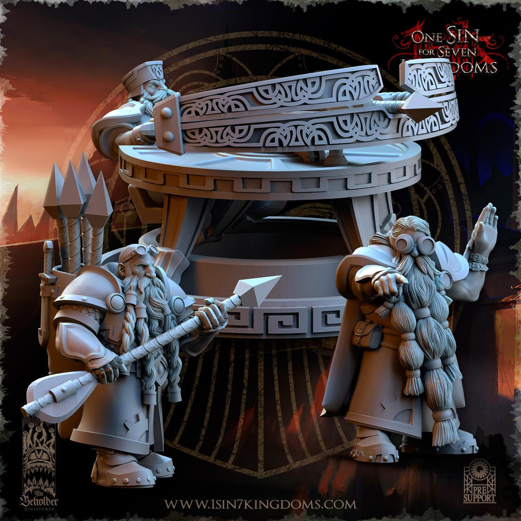 Dwarven Kingdoms Iron Spitter Ballista - in 12k- by TheBeholderMiniatures
