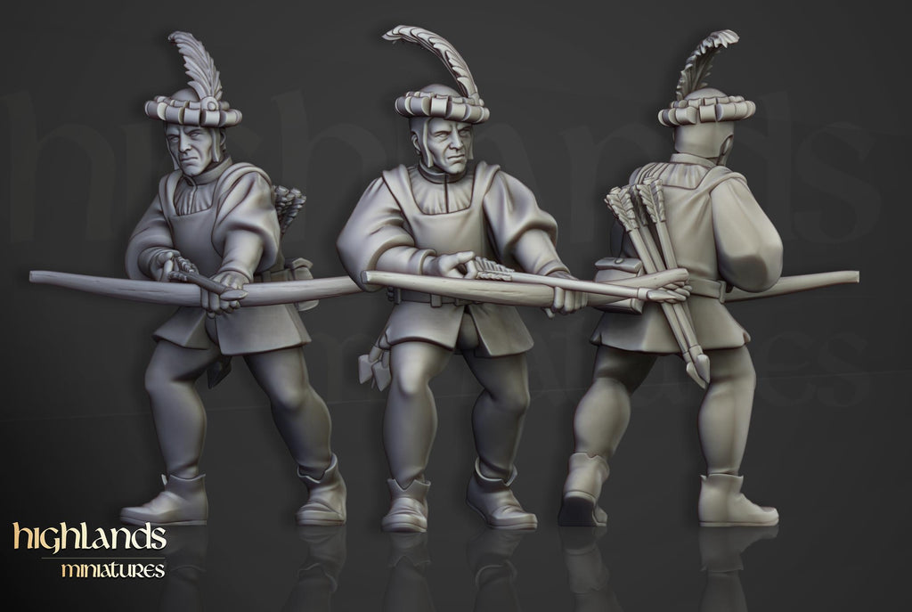 Sunland Bowmen Militia - in 12k- by Highlands Miniatures