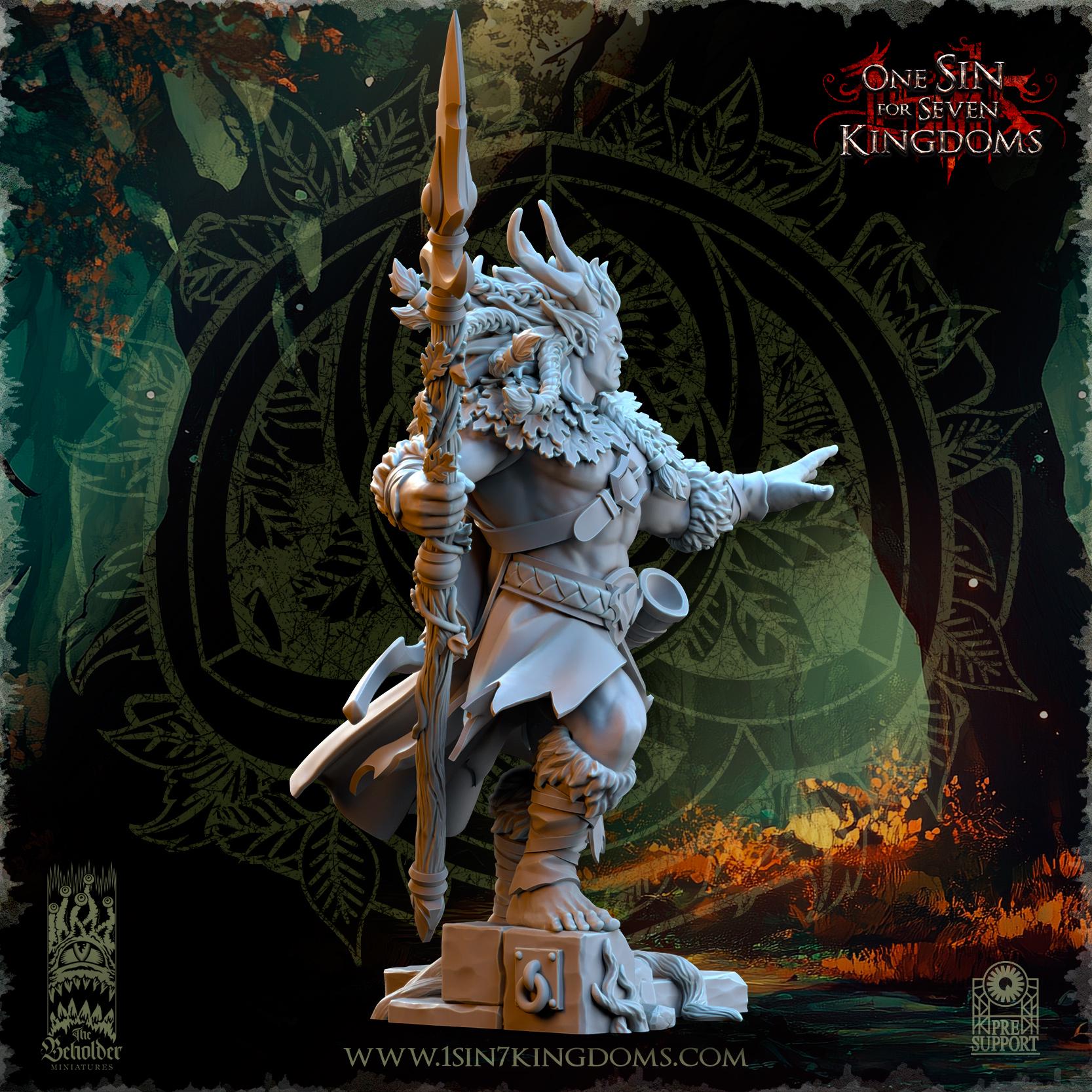 Oberon, Lord of the Woods - in 12k- by TheBeholderMiniatures
