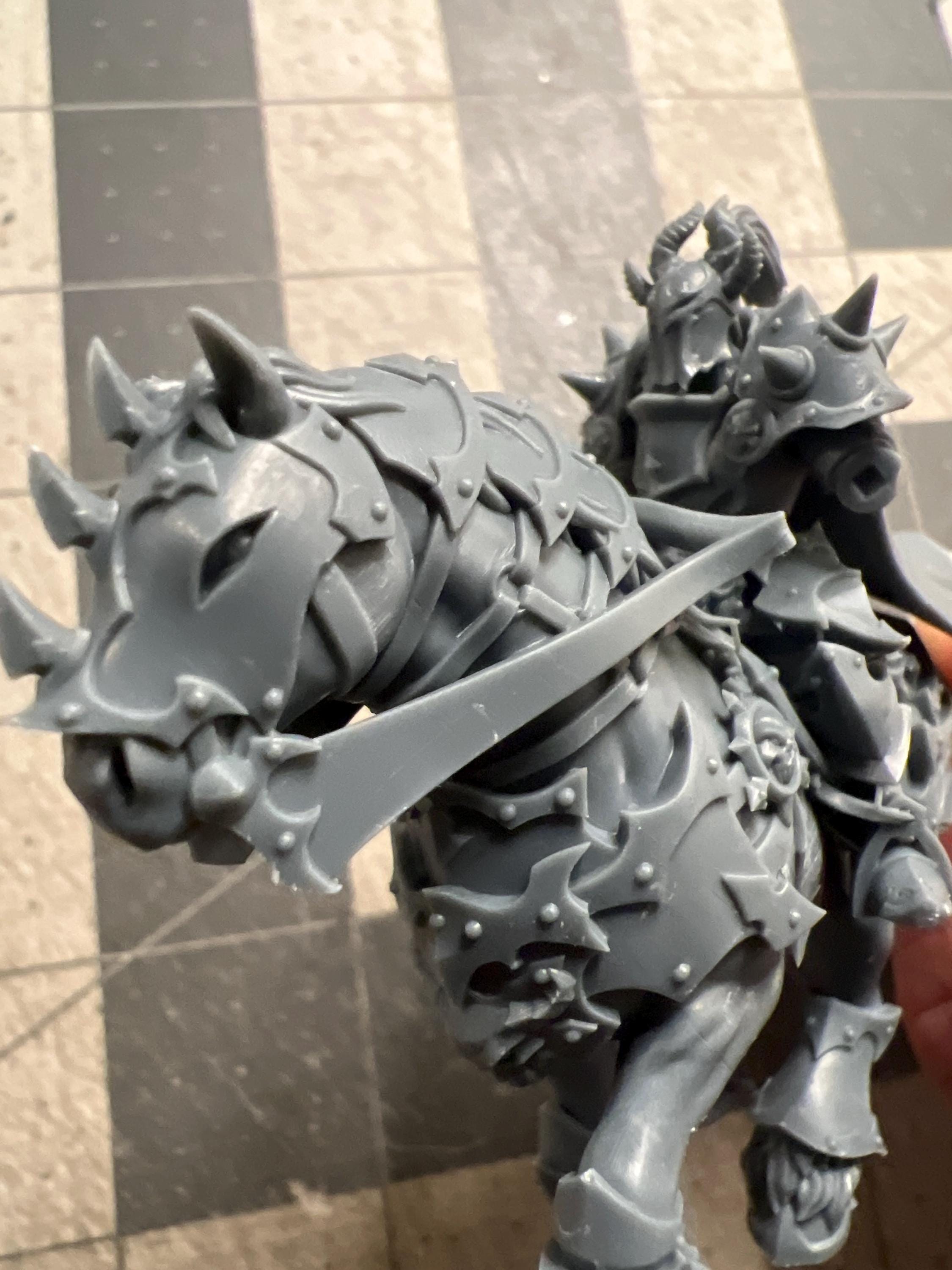 Realms of Mayhem Knights Command Group - in 12k- by TheBeholderMiniatures