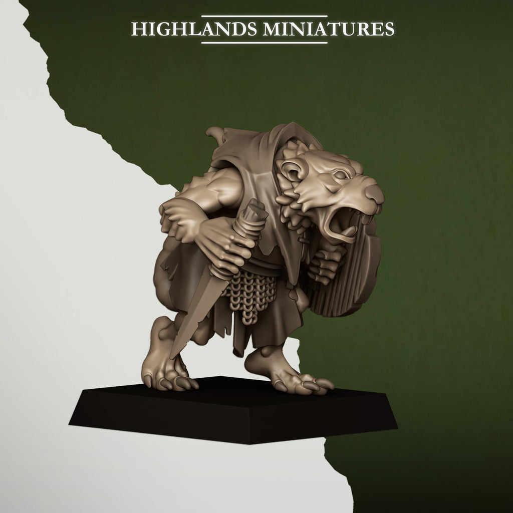 Sewer Rats - in 12k- by -Highlands Miniatures