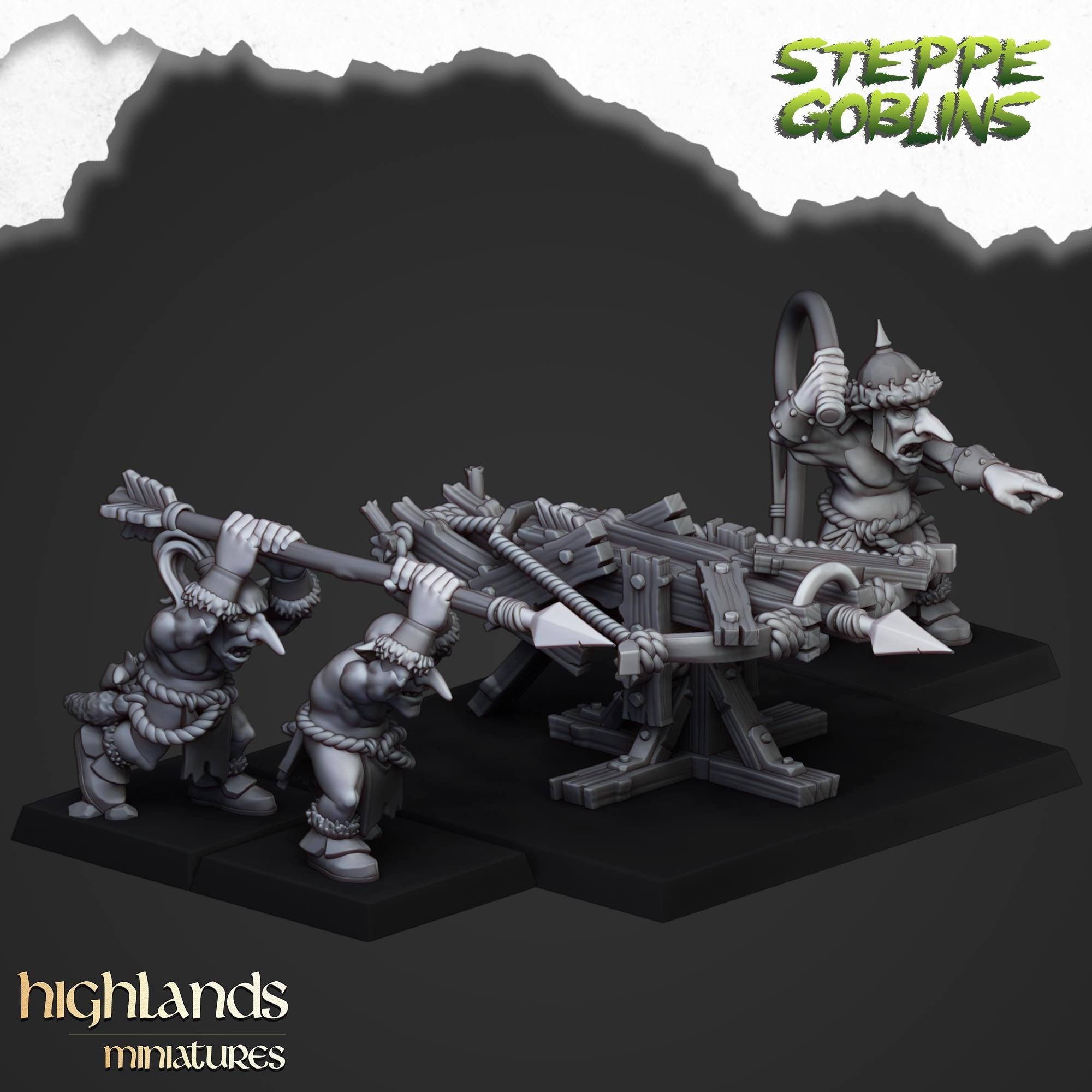 Steppe Goblin Big Crossbow - in 12k- by Highlands Miniatures