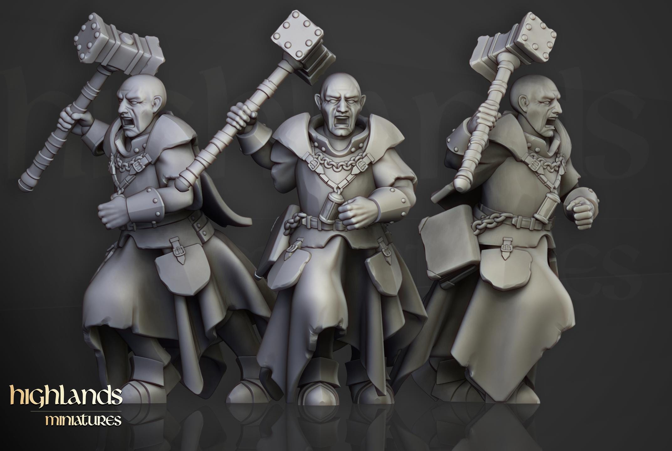 Inquisitorial Band 9 models - in 12k- by Highlands Miniatures